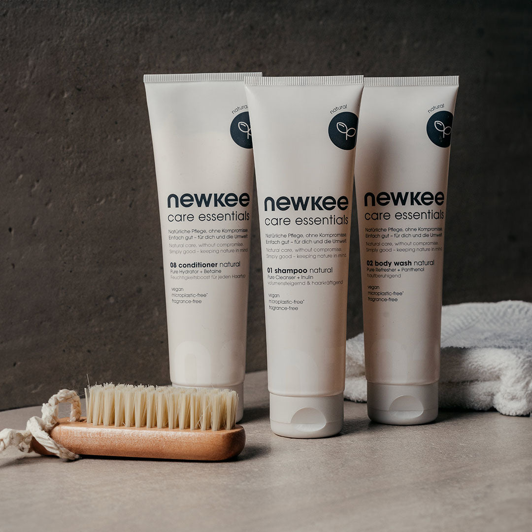 newkee hair & body bundle Duschset 3-teilig natural