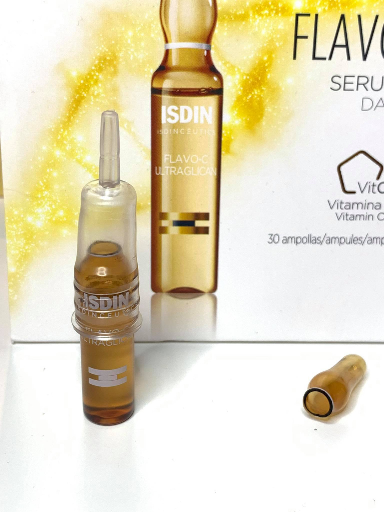 ISDIN Isdinceutics Flavo-C Ultraglican Serum 10 Ampullen Vitamin C