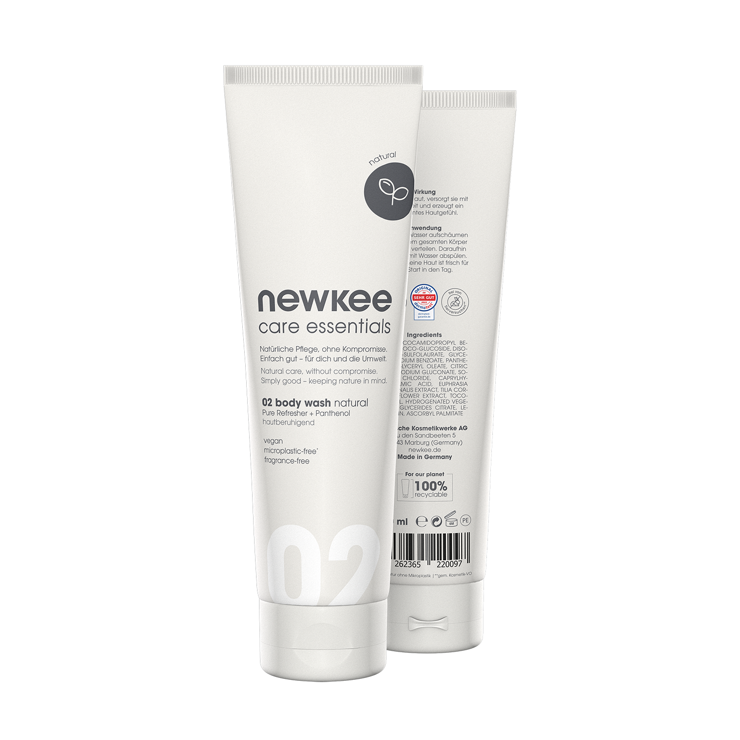 newkee body wash natural Duschgel trockene Haut sanft