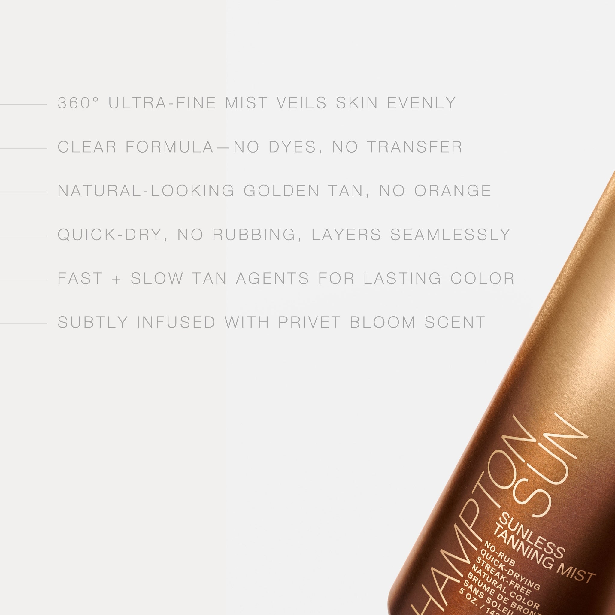 Hampton Sun Sunless Tanning Mist Selbstbräuner ohne Orange