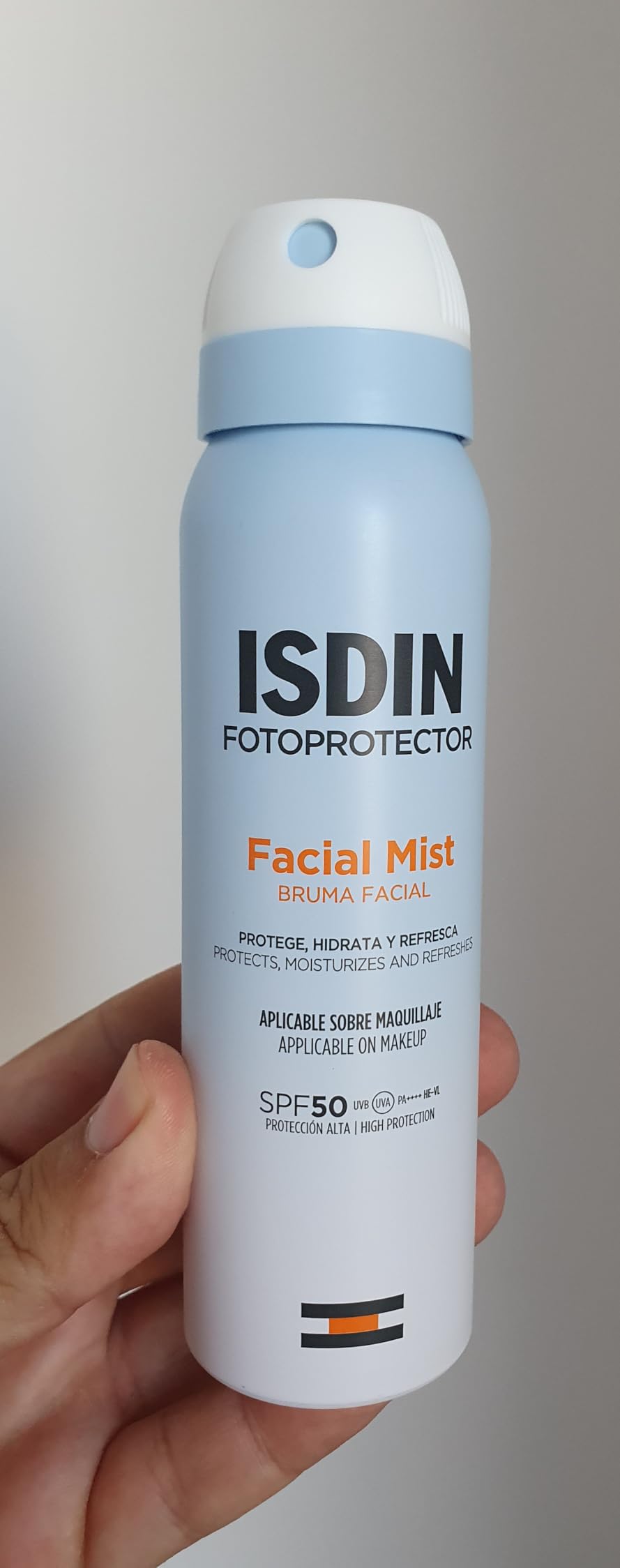 ISDIN Facial Mist Sonnenspray 100ml LSF 50 Make-up
