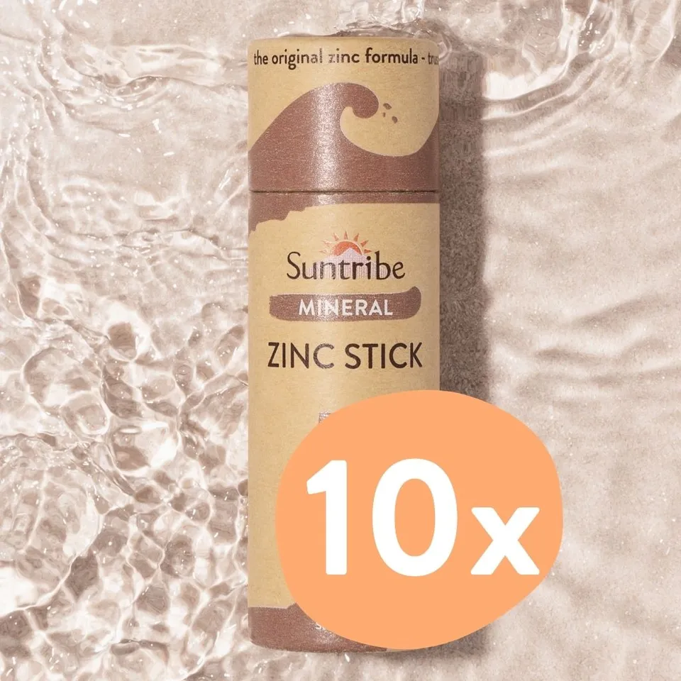 Suntribe Zinc Sun Stick Sonnenstift LSF50 Cocoa Tint 10x30g getönt