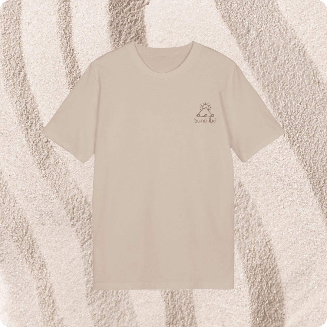 Suntribe Psychedelic T-Shirt Bio-Baumwolle Natural Raw