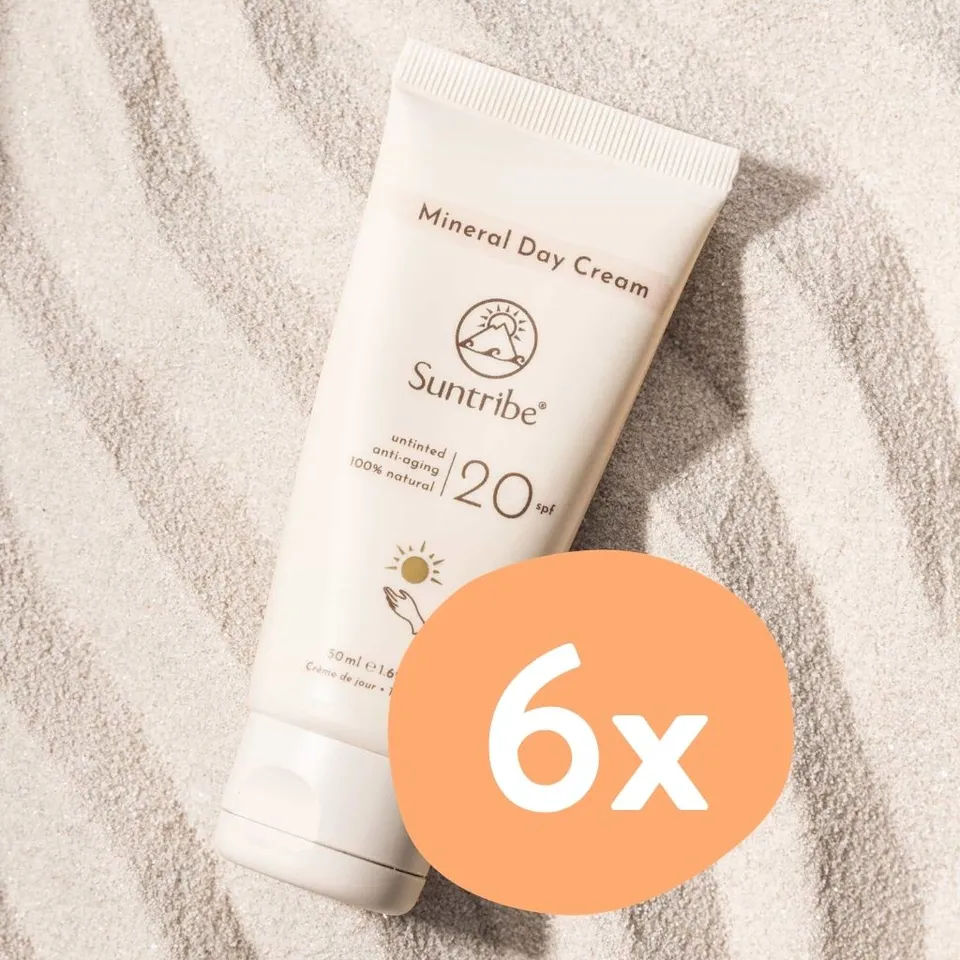 Suntribe Day Cream Bio Tagescreme LSF 20 50 ml 6er-Box
