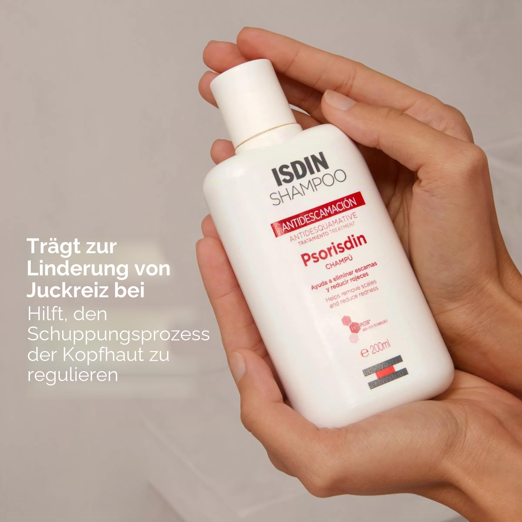 ISDIN Psorisdin Anti-Schuppen Shampoo 200 ml bei Psoriasis