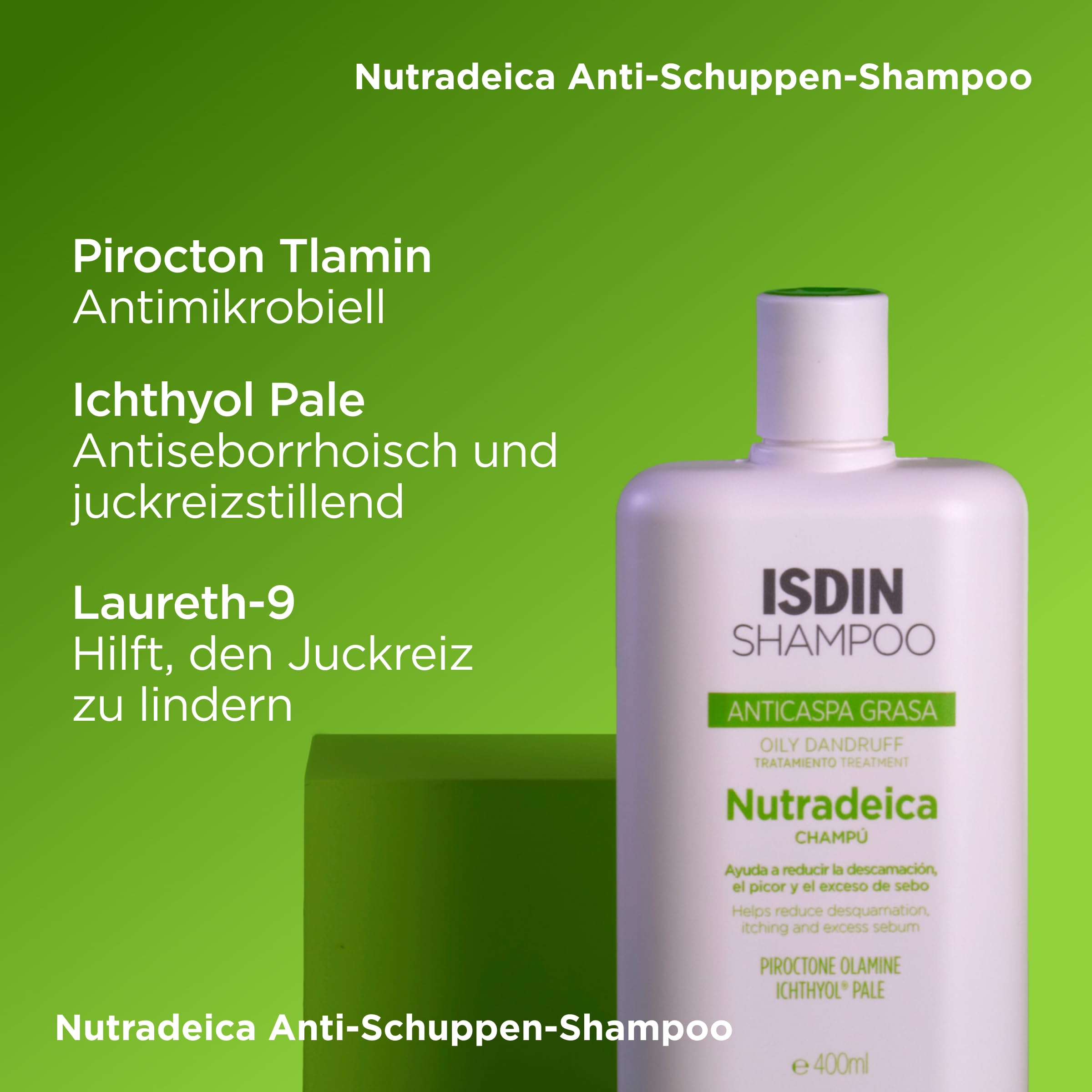 ISDIN Nutradeica Anti-Schuppen Shampoo ölfrei 444 g