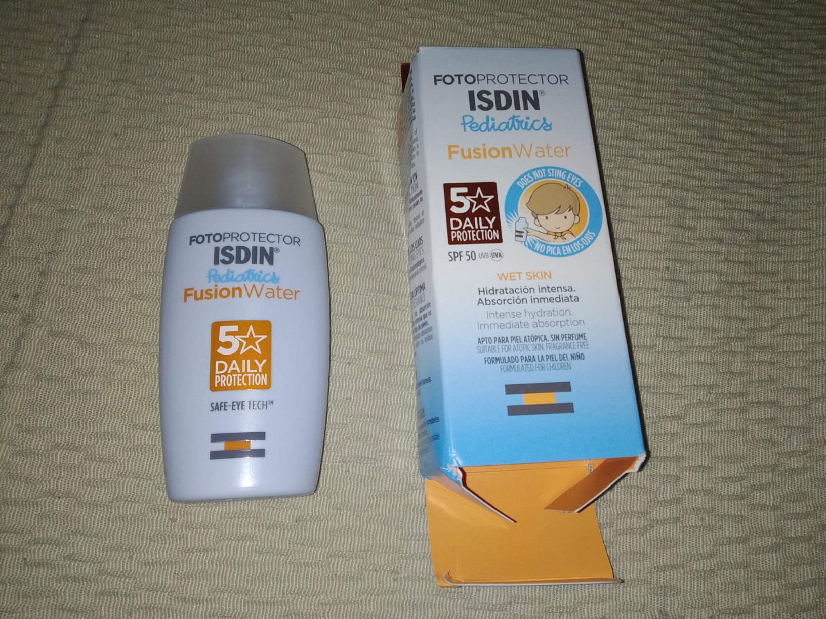 ISDIN Pediatrics Fusion Water LSF 50 Sonnencreme 50 ml ultraleicht