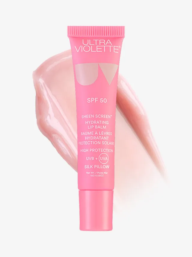ULTRA VIOLETTE Sheen Screen Lippenbalsam LSF 50 Silk Pillow glänzend