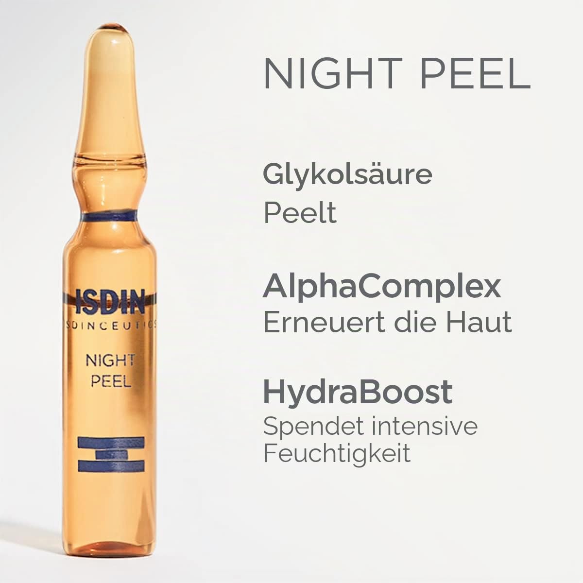 ISDIN Isdinceutics Night Peel Peeling 10 Ampullen Glykolsäure