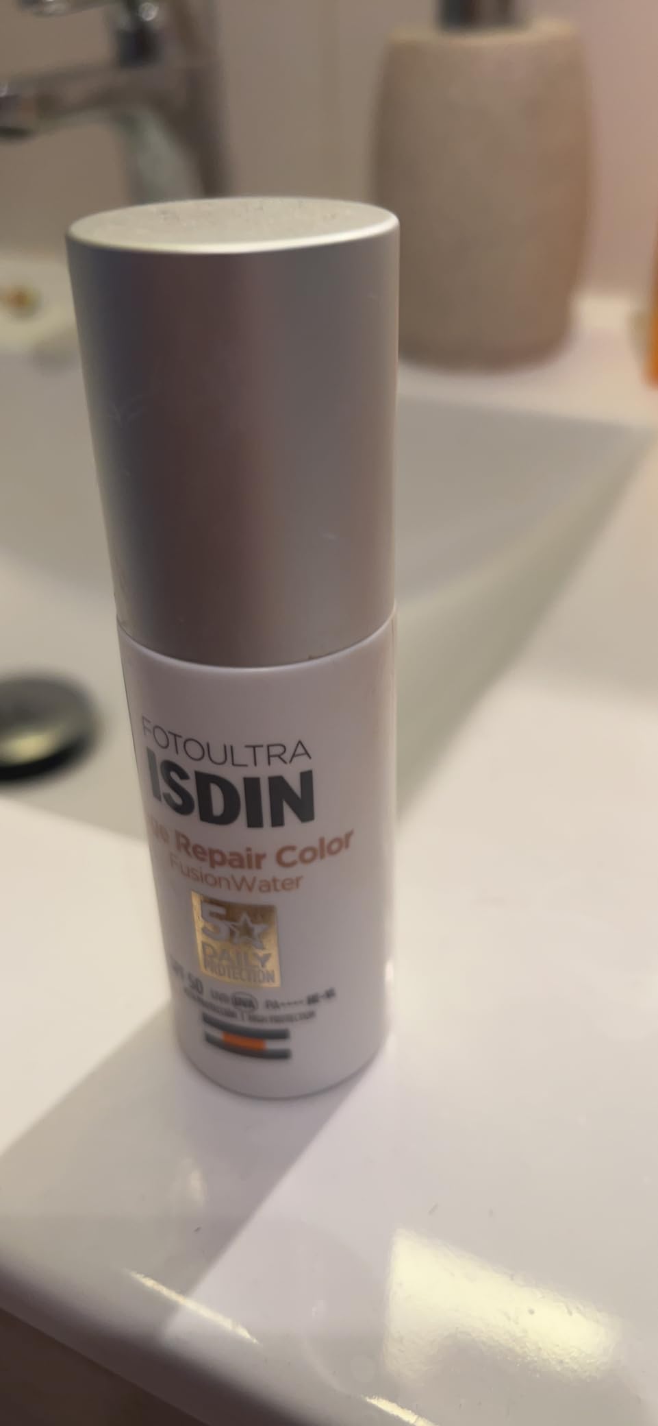 ISDIN FotoUltra Age Repair Color Sonnencreme LSF 50 Set getönt
