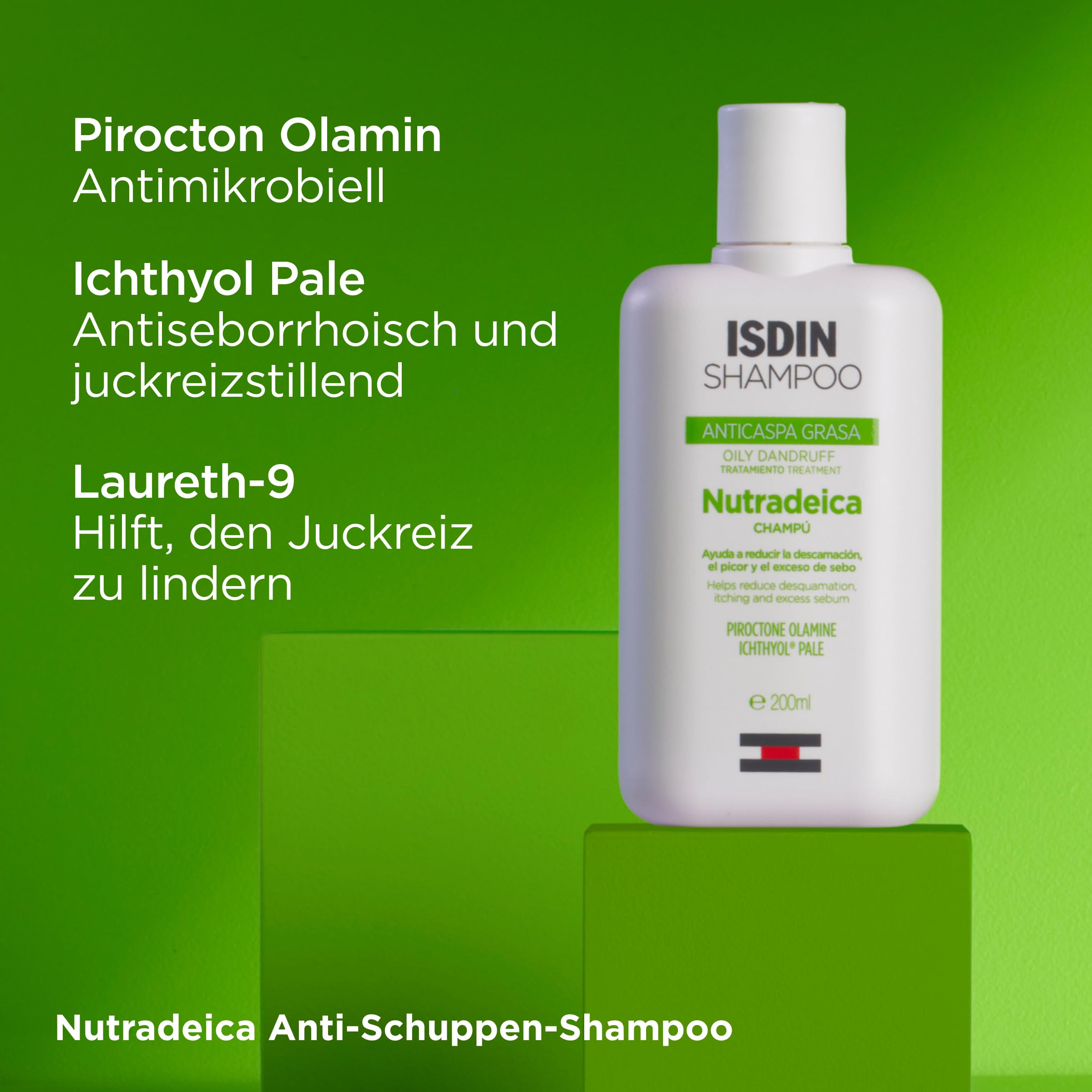 ISDIN Nutradeica Shampoo 200 ml gegen trockene Schuppen