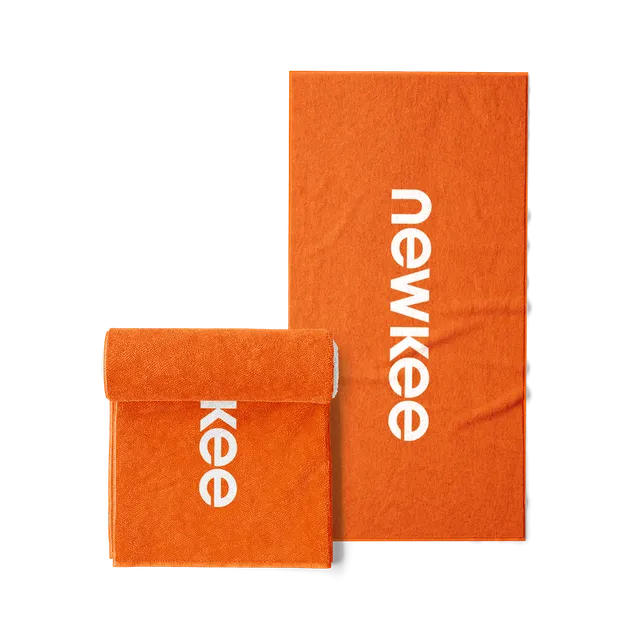 newkee Badetuch Orange 100% Baumwolle