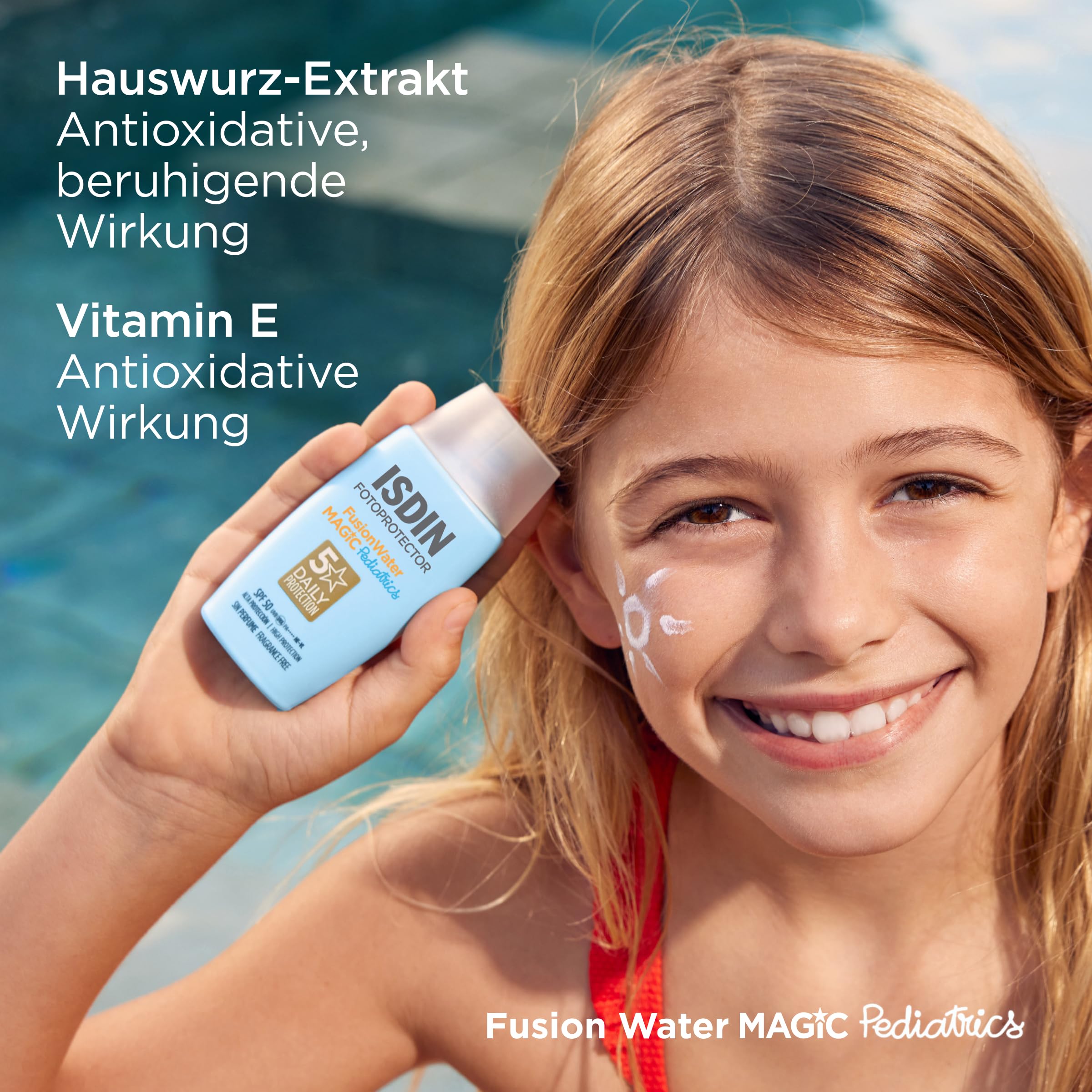 ISDIN Pediatrics Fusion Water LSF 50 Sonnencreme 50 ml ultraleicht