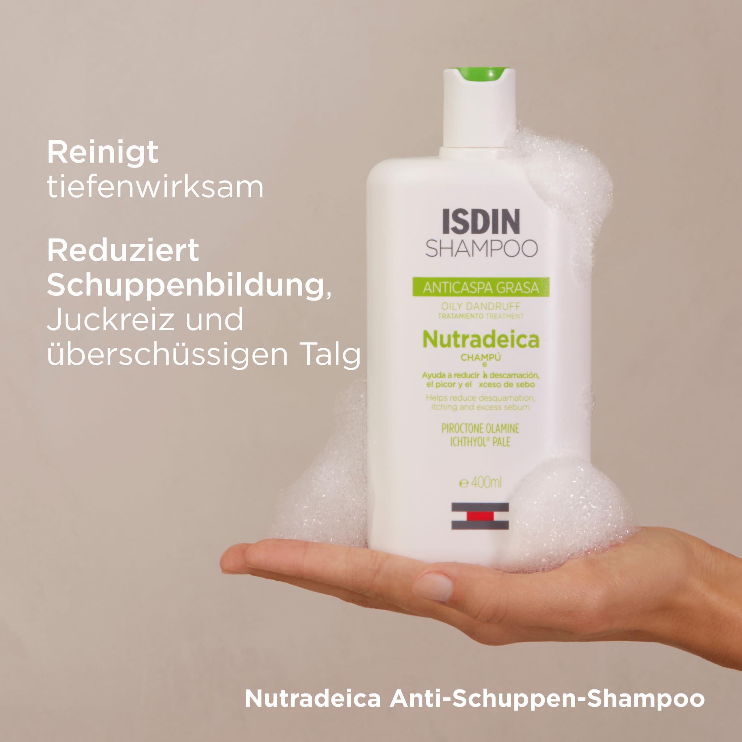 ISDIN Nutradeica Anti-Schuppen Shampoo ölfrei 444 g