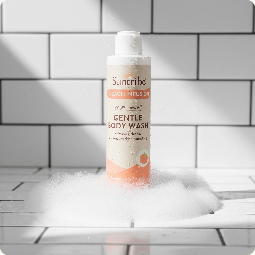 Suntribe Antioxidant Peach Dusch- und Pflegeset Pfirsich