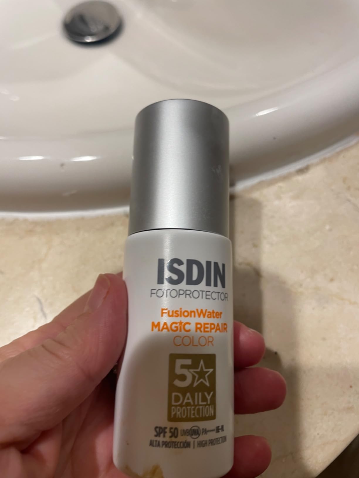 ISDIN FotoUltra Age Repair Color Sonnencreme LSF 50 Set getönt