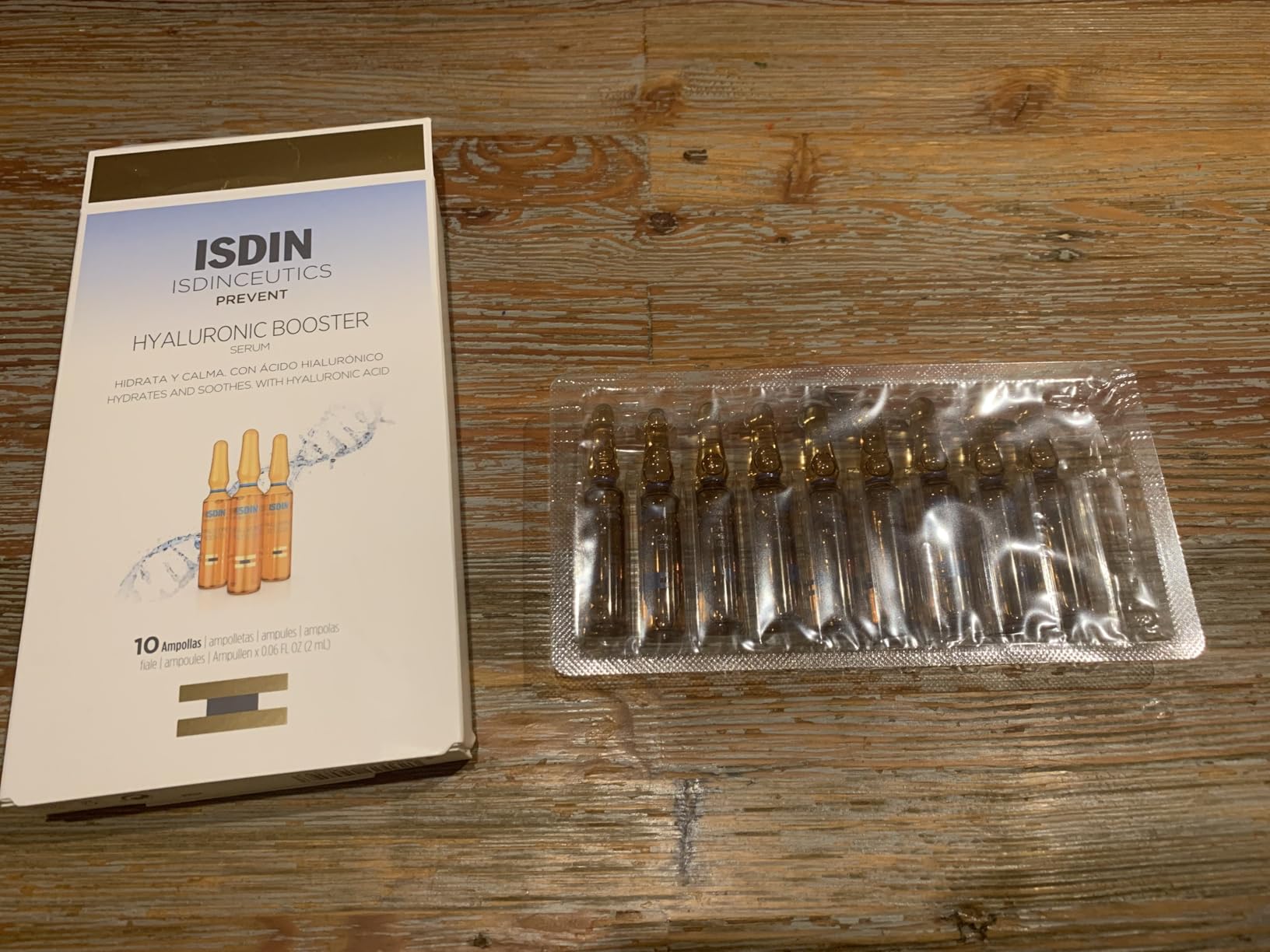 ISDIN Isdinceutics Hyaluronic Booster Serum 10 Ampullen Hyaluron