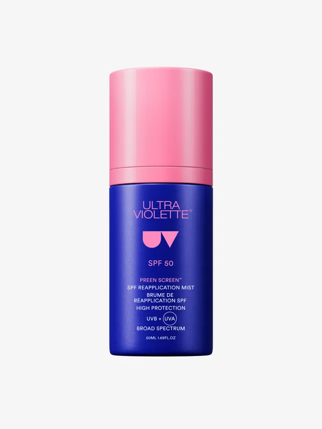 Ultra Violette Preen Screen Mist Gesichtsspray LSF 50 50 ml Glow