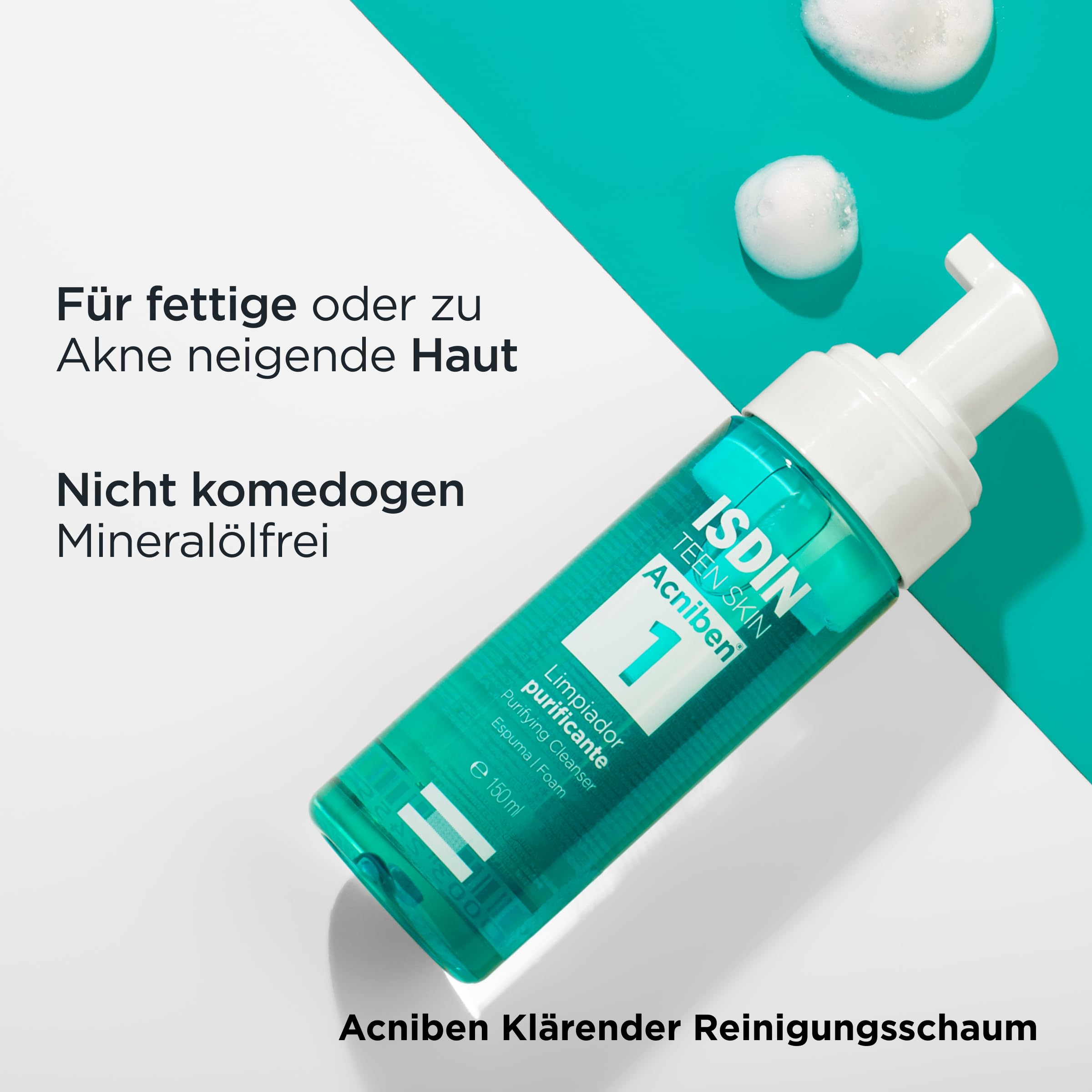ISDIN Acniben Foam Reinigungsschaum 150ml unreine Haut
