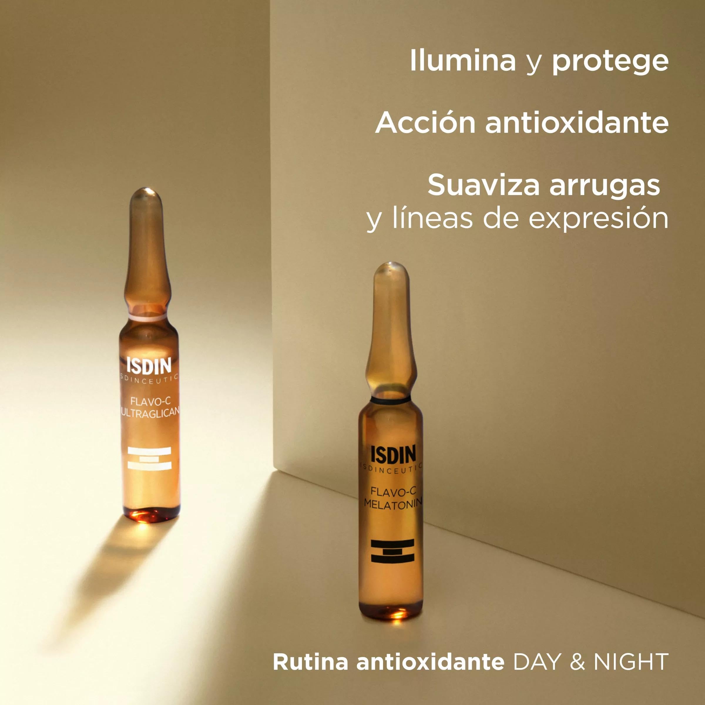 ISDIN Isdinceutics Day&Night Flavo-C Serum-Ampullen 20 Stück Vitamin C