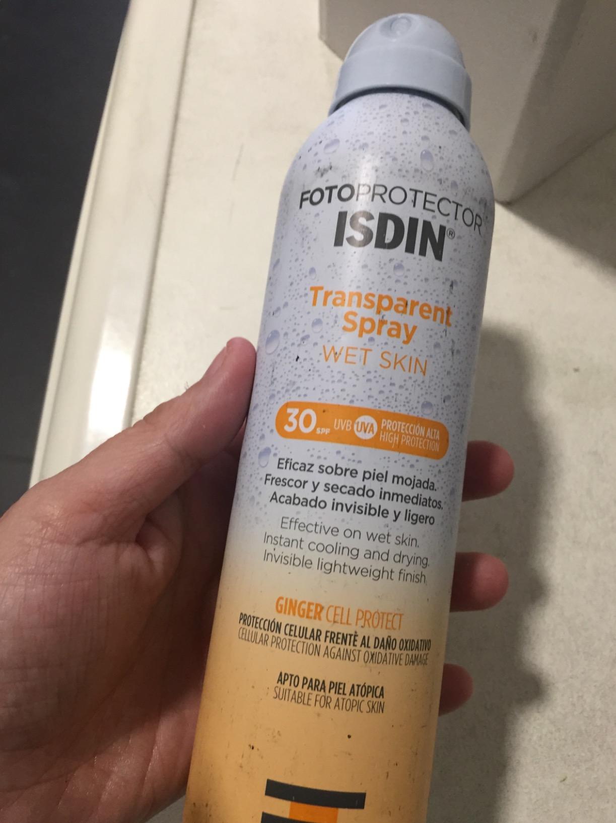 ISDIN Fotoprotector Wet Skin Sonnenspray LSF 30 250ml wasserfest