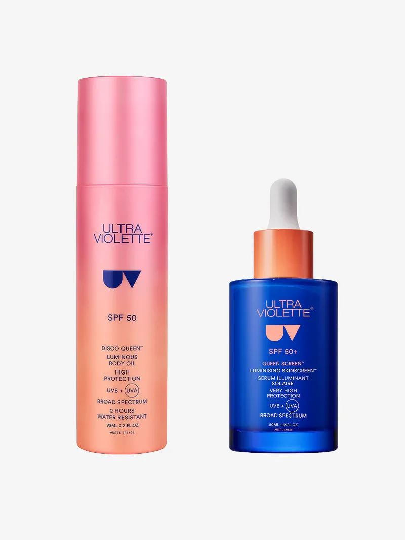 Ultra Violette Ultimate Full-Body Glow Set SPF50 Gesicht Körper