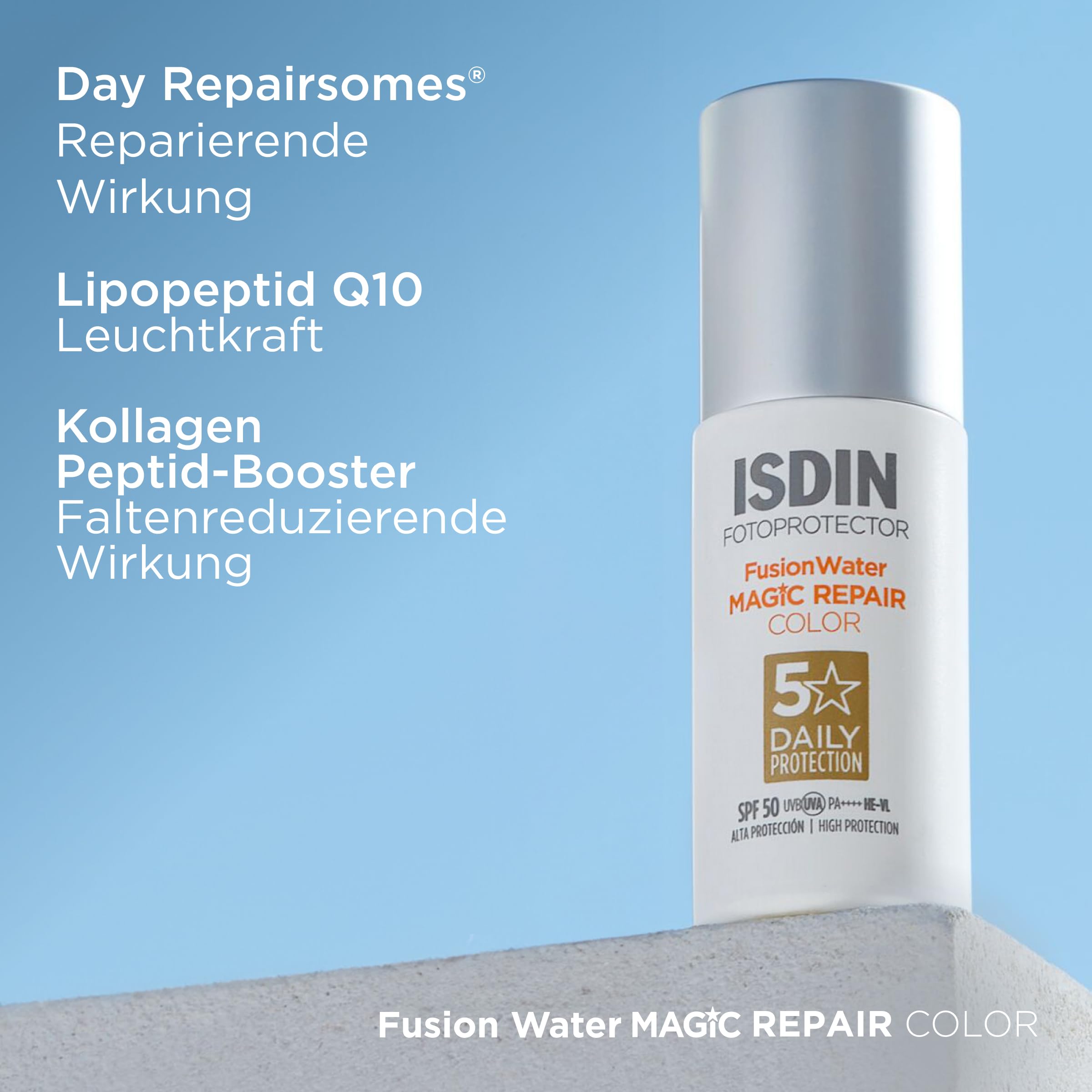 ISDIN FotoUltra Age Repair Color Sonnencreme LSF 50 Set getönt