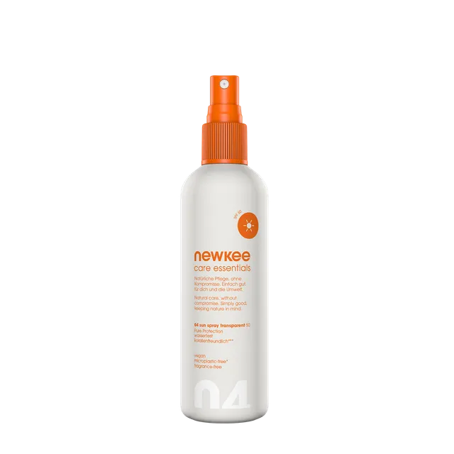 newkee sun spray transparent 50 Sonnenspray LSF 50 wasserfest