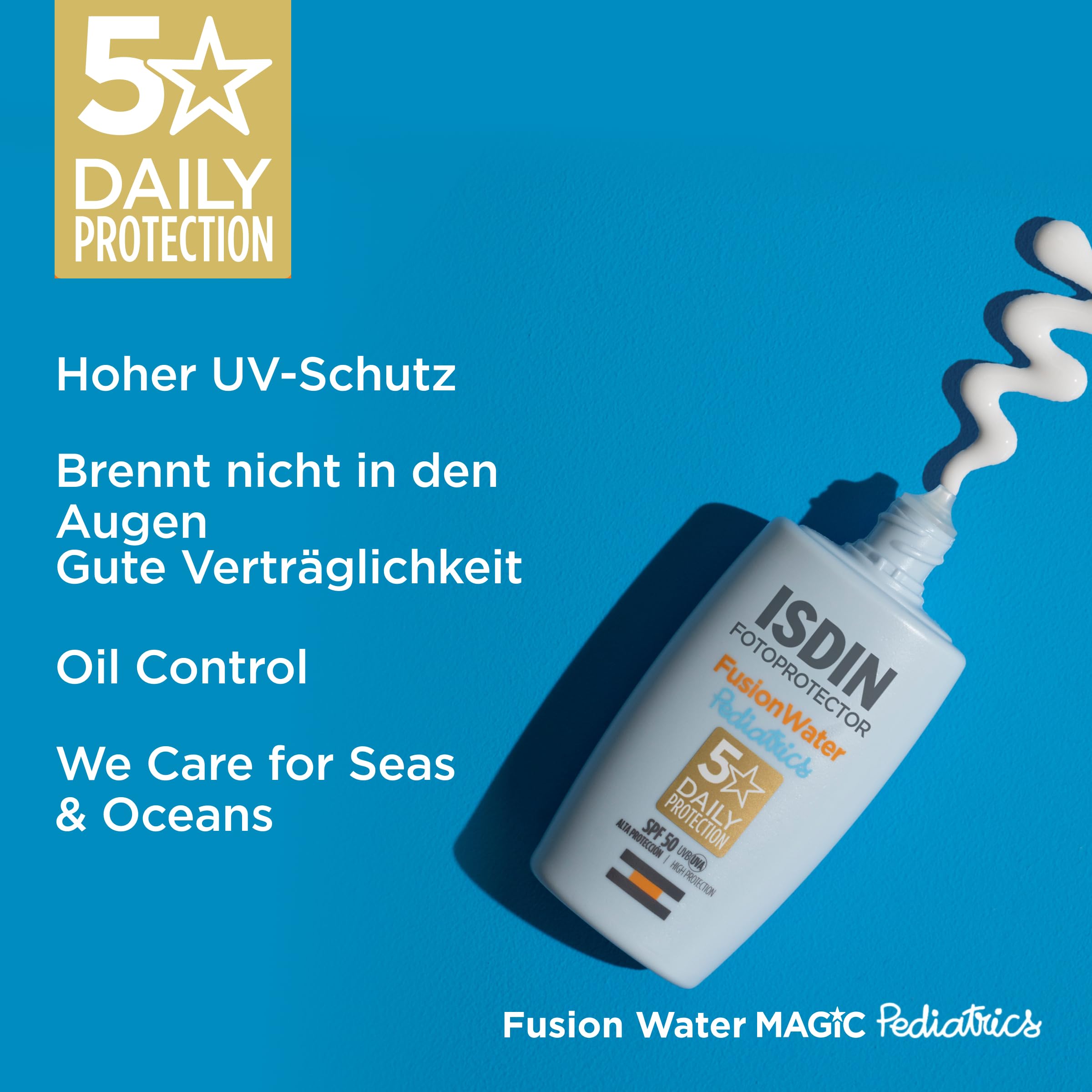 ISDIN Pediatrics Fusion Water LSF 50 Sonnencreme 50 ml ultraleicht