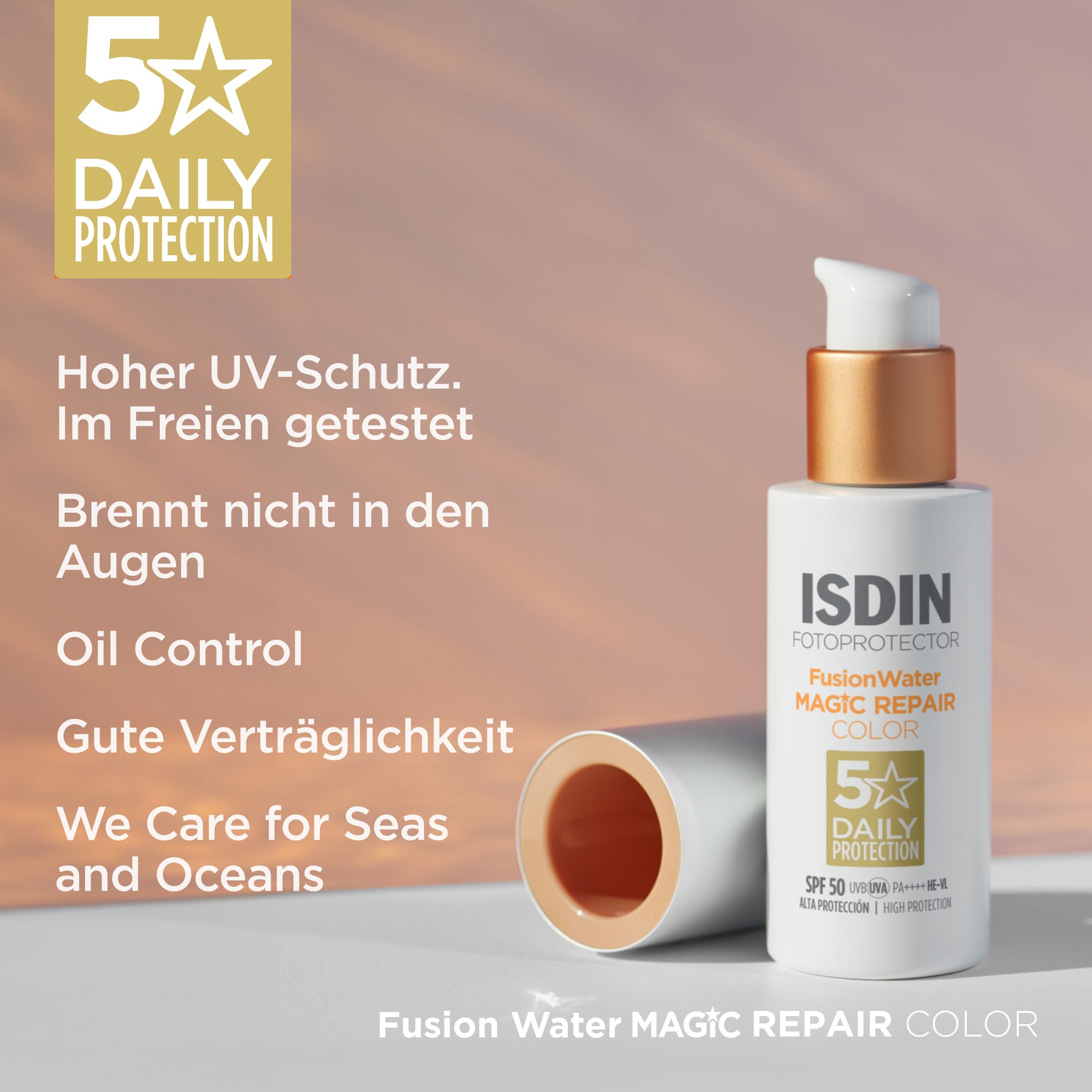 ISDIN FotoUltra Age Repair Color Sonnencreme LSF 50 Set getönt