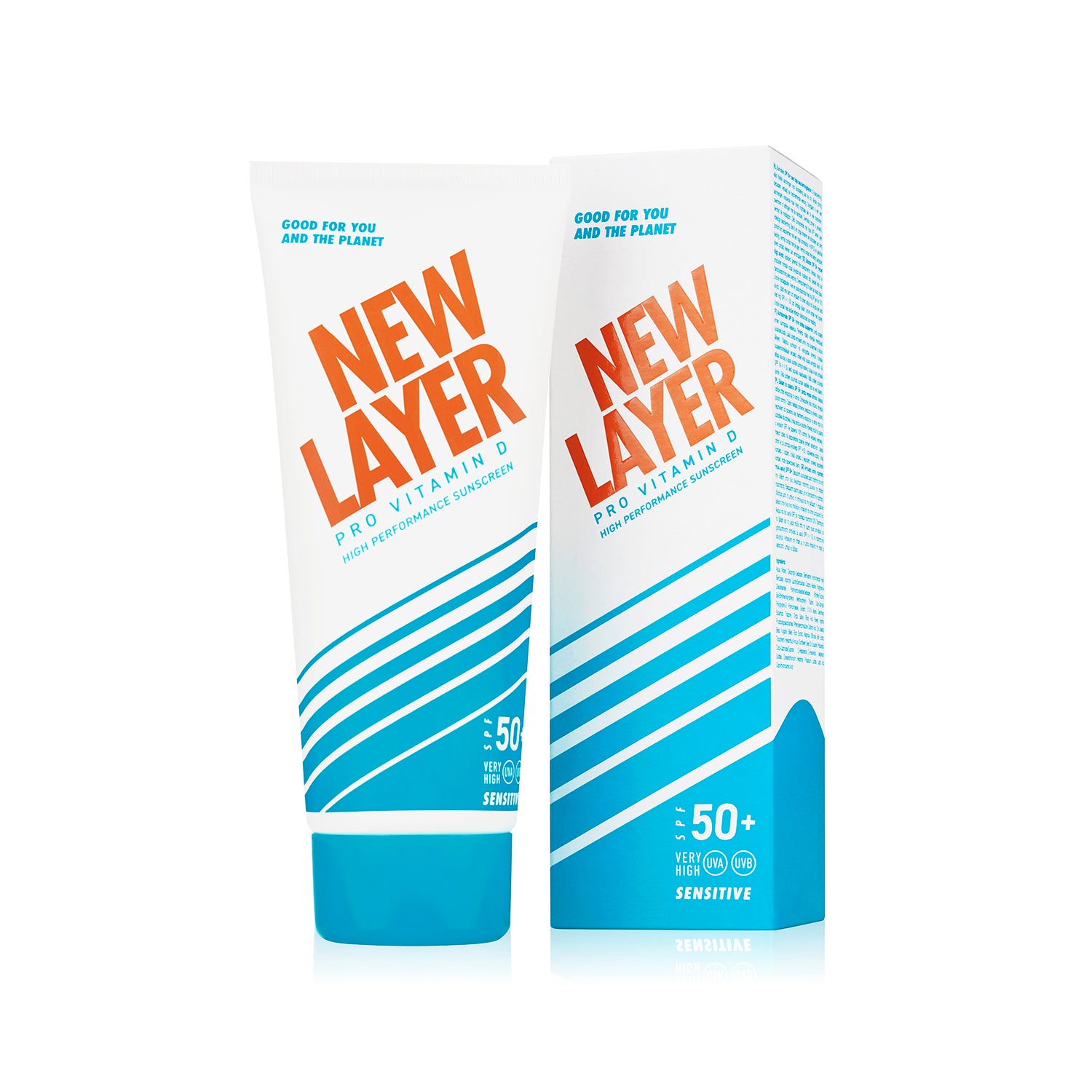 NEW LAYER Pro Vitamin D Sonnencreme LSF50+ Sensitive wasserfest