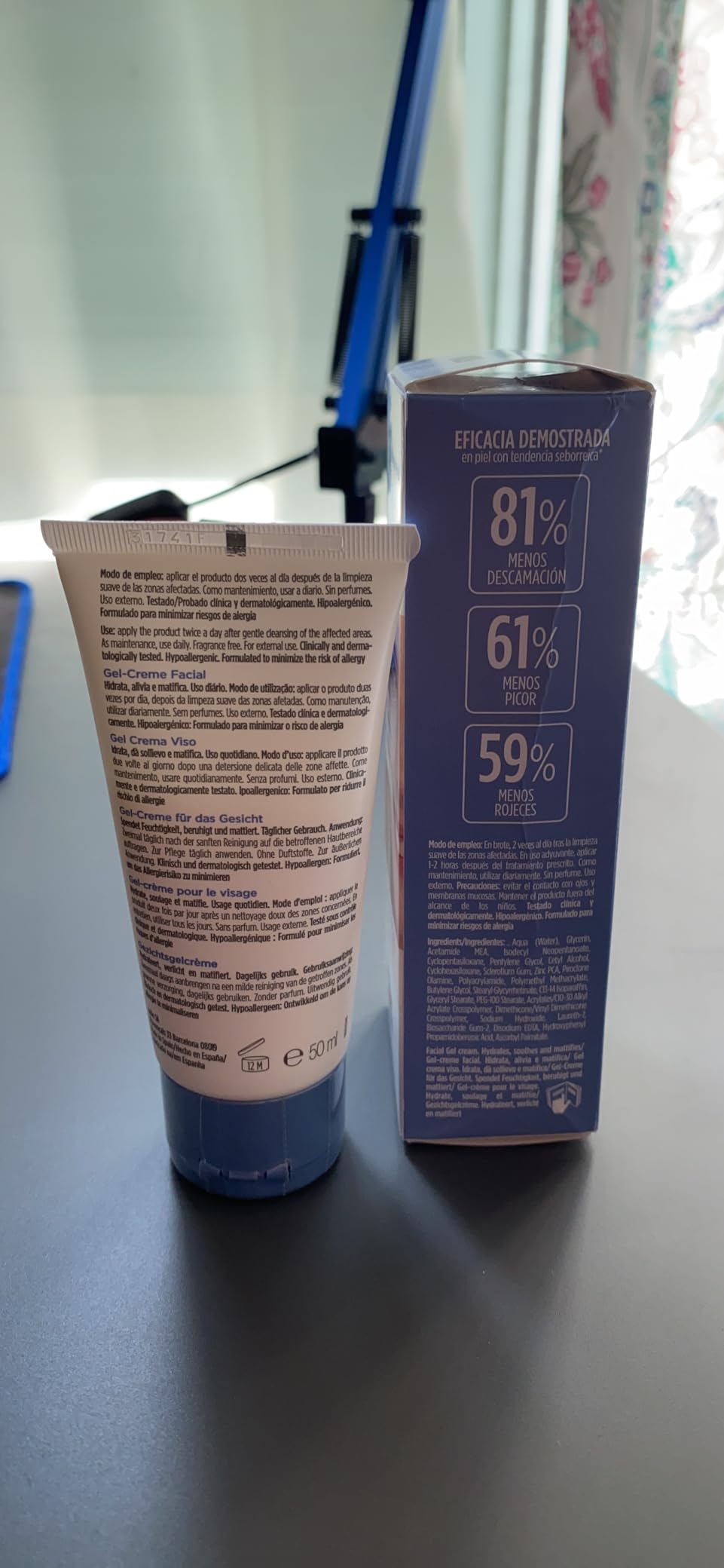 ISDIN Nutradeica Gel-Creme Gesicht 50 ml seborrhoisch